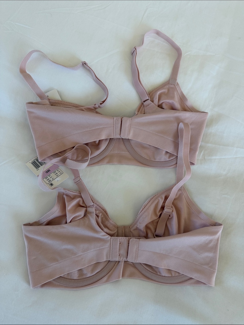 Everyday Unlined Underwire Bra in Blush Pink - Picture 2 of 4